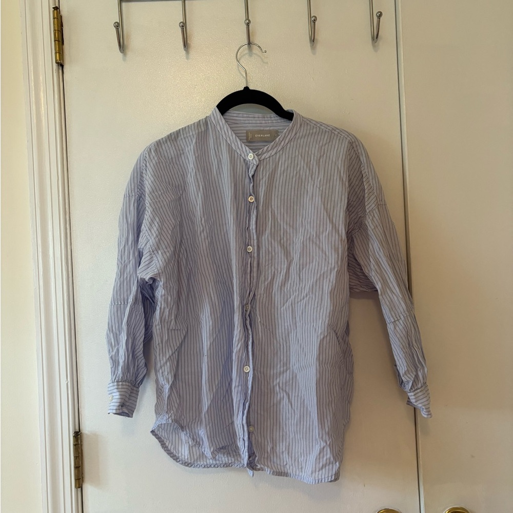Everlane Air Cotton blouse.